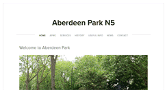 Desktop Screenshot of aberdeenpark.com
